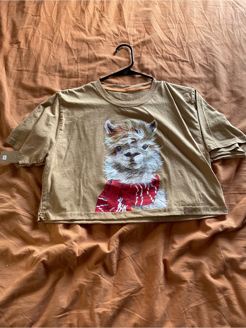 Llama Crop Top
